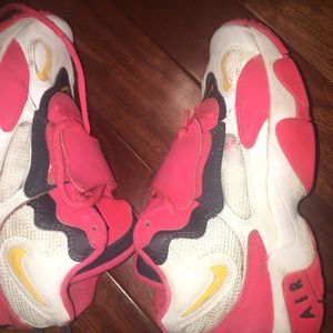 Old worn out bike shoes